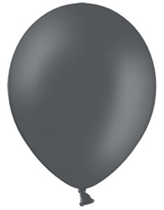 100 st 13 cm - MEGAPACK – Mörkgrå Små Ballonger