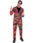 70-Talls UV Glow Hippie Kostymedress