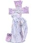 Weave in Faith - Handmålad Ängelfigur med Kors 26 cm