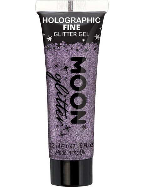 Lila Holografisk Fin Glittergele