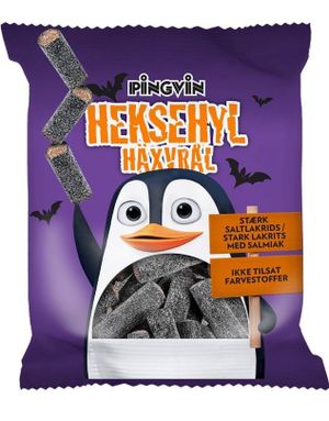 Påse med Toms Häxvrål - Salt Lakrits med Salmiak 130 gram