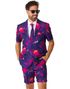 Retro Neon Dress med Shorts og Kortermet Skjorte til Herre - Suitmeister - Small