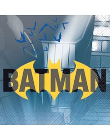16 stk Lisensiert Batman Små Servietter 25 cm