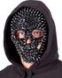 Svart Piggete Hodeskalle Ansiktsmaske