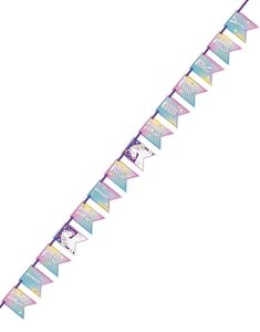 Hip Hip Horray Banner 213 cm - Magisk Enhörning