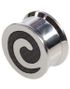 Carbon Fiber Round and Round Piercing Plugg