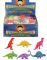 84 stk Stretchy Dinosaur i Blandade Färger - Hel Låda