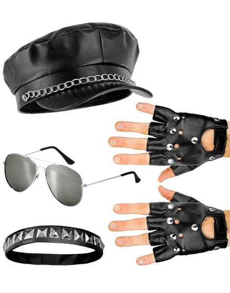 Rocker/Biker Maskeraddräkt - Onesize