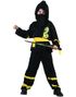 Den Gule Drage Ninja Barnekostyme - 9-11 År