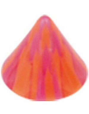Playpoint Orange/Purple - 4 mm Akrylkula till 1,2 mm stång