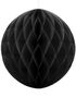 Svart Honeycomb Ball VELG STØRRELSE 10-40 cm