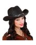Svart Cowboyhatt med Strasskant