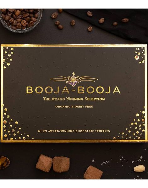 Booja-Booja Selection - Assorterte Sjokoladetrøfler med Forskjellige Smaker 184 gram