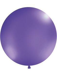 LILA Pastellfärgad Rund JUMBO Ballong 1 meter