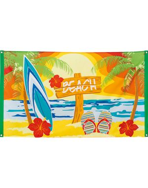 Stor Banner 90x150 cm - Hawaii Beach