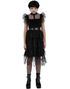 Gothic Prom Dress - Wednesday Inspirert Kostyme til Barn