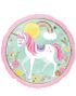Holografisk Unicorn Folieballong 45 cm