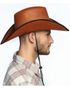 Brun Cowboyhatt med Nitar