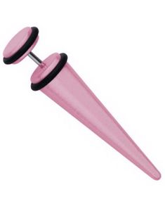 Fake Expander Metallic Pink - Fejkpiercing