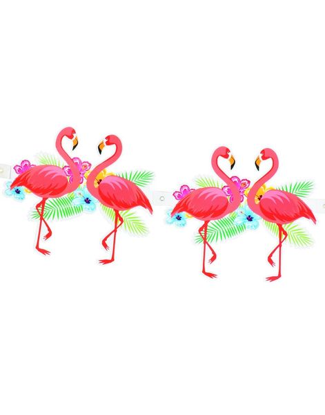 3 Meter Flamingo Girland - Hawaii Sunset