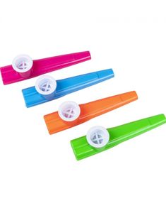 4 stk. Kazoo Assorterte Farger