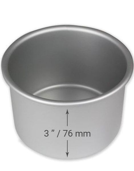 PME Rund Kakeform i Aluminium Ø10 x 7,5 cm