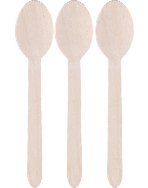 50 st Miljövänliga träskedar 16 cm
