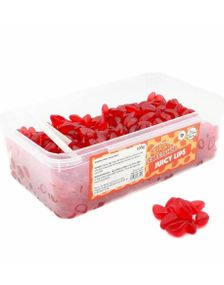 600 stk Sweetshop Jelly Lips - Boks med Leppeformet Gelegodteri 1,02 kg