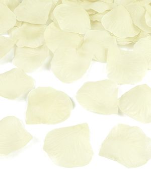 100 stk Kremhvite Roseblader