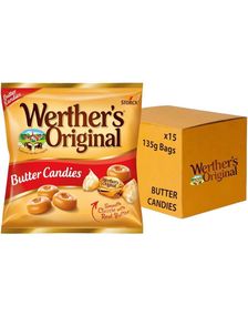 15 stk Werthers Original Karamell Sukkertøy - Hel Eske 2,02 kg