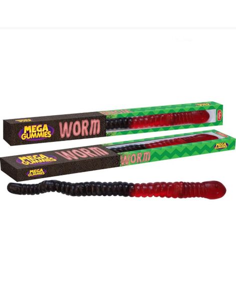 1 kg / 75 cm Mega Gummy Worm - Kjempestor Vingummimark
