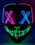 Svart Maske med LED-Lys -3 Lys Innstillinger