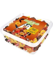 Pingvin Pingeling Mix - Boks med Blandede Lakris og Vingummibiter 2 kg