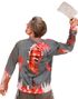 Fotorealistisk Zombie T-shirt med Långa Ärmar (Herr)
