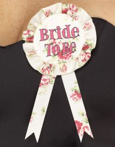 Bride to Be - Vintagepräglad Rosett