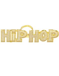 Hip Hop - Justerbar Guldfärgad Ring