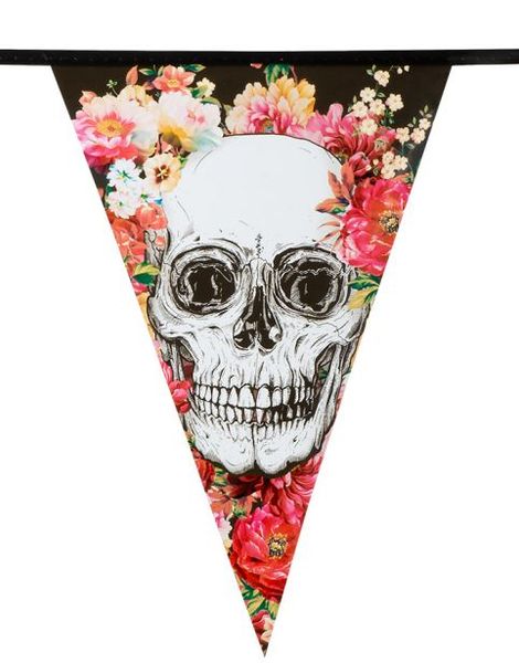 Day of the Dead Banner med Vimpel Flagg 6 meter 