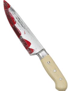 Blodig Kökskniv - 32 cm Maskeradtillbehör