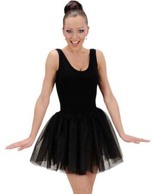Tutu Ballerina Underkjol Svart
