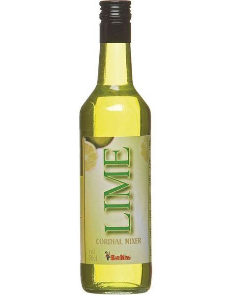 BarKing Lime Cordial Mixer - Lime Drinkblanding i Glassflaske 50 cl