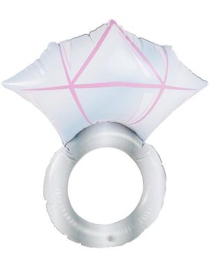 Uppblåsbar Diamantring 50 cm