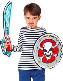 Piratsverd og Skjold