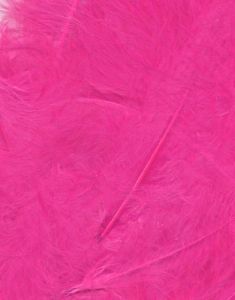 8 gram Rosa Dekorativa Fjädrar 6-12 cm
