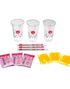 O's Bubble Popping Boba DIY Kit - Jordbær og Grønn Te 240 gram (Taiwan)