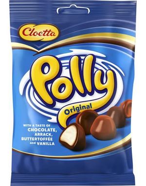 Polly Original Sjokoladekuler med Skumfyll 130 gram