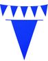 Royal Blå Banner med Stora Vimpel Flaggor 10 meter