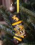 Hengende Harry Potter Hufflepuff Sokk Dekorasjon med Tråd 9,5 cm