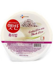 Hetbahn Kokt Svart Ris 130 gram (Korea)