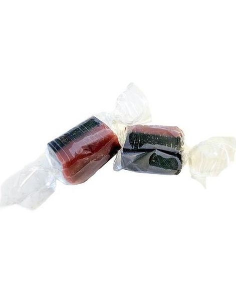 4 kg Fiol/Salt Lakriskaramell / Viol/Salt Lakritskola - Hel Eske
