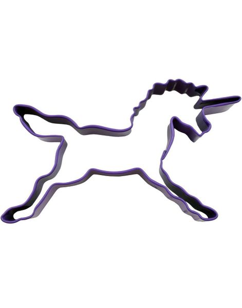 Unicorn Lilla - Kakeutstikker/Kakeform i Metall 13x8 cm